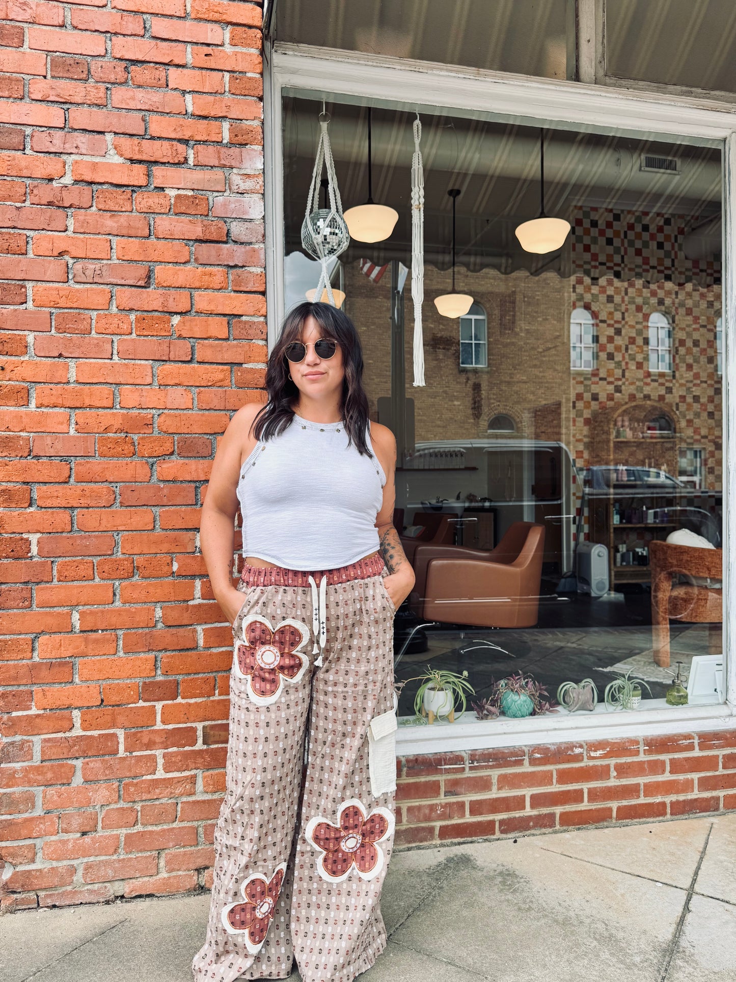 Rhiannon Floral Patchwork Pants