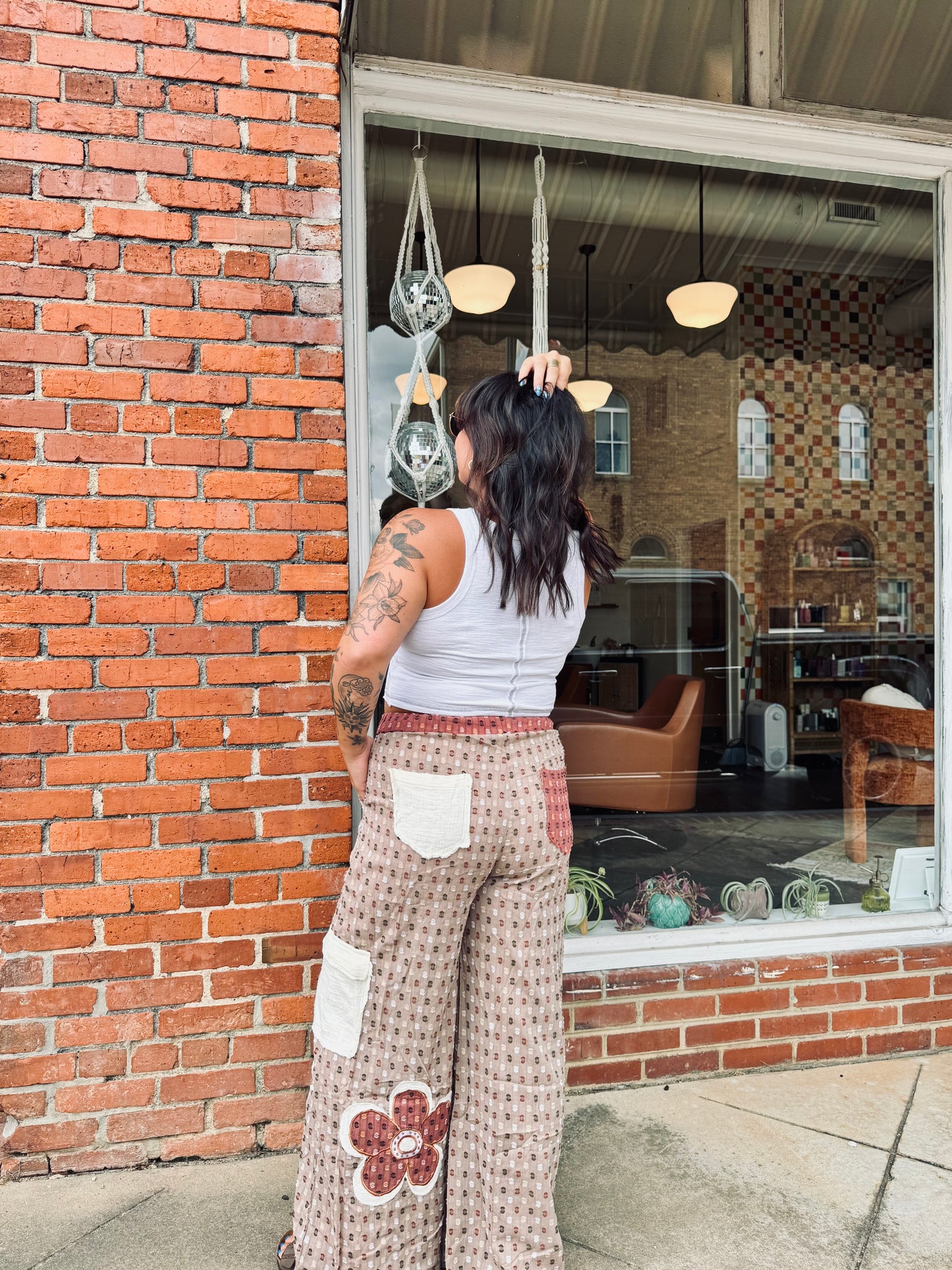 Rhiannon Floral Patchwork Pants